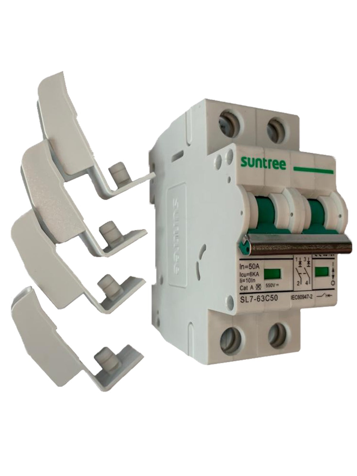 50A DC Circuit Breaker 2-Pole