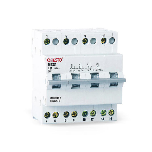 Manual Changeover Switch 40A 4-Pole