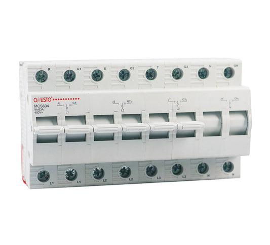 Manual Changeover Switch 63A 4-Pole
