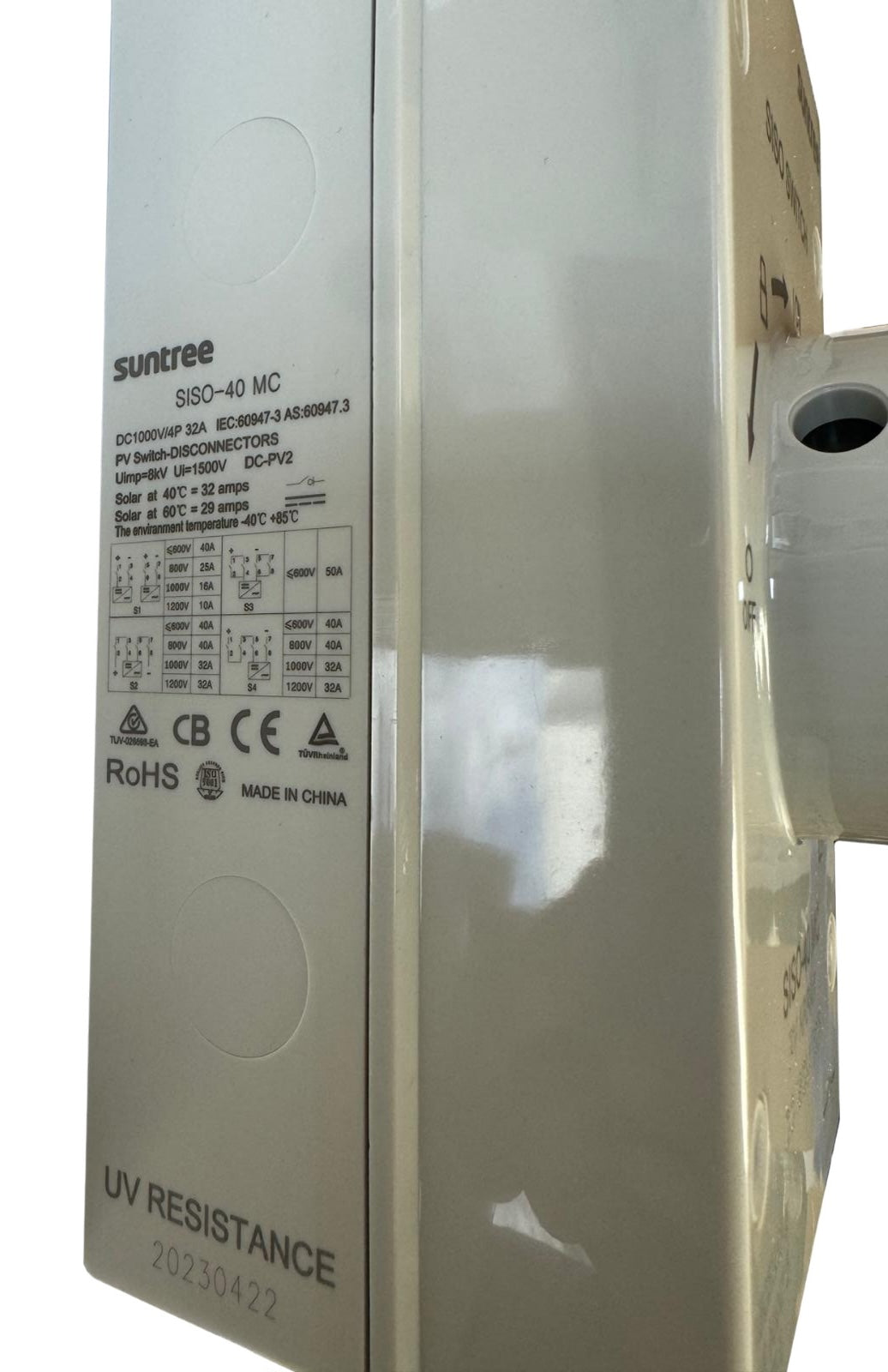 DC Solar Isolator MC4