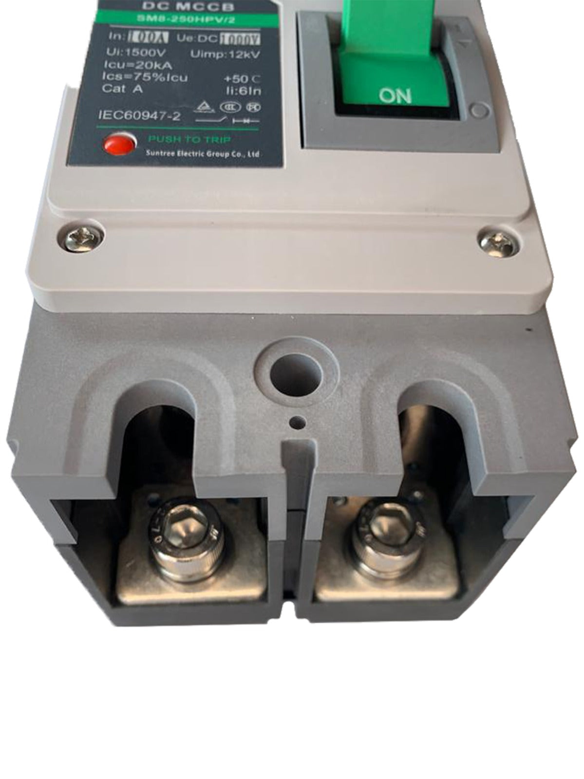 100A DC Circuit Breaker 2-Pole MCCB