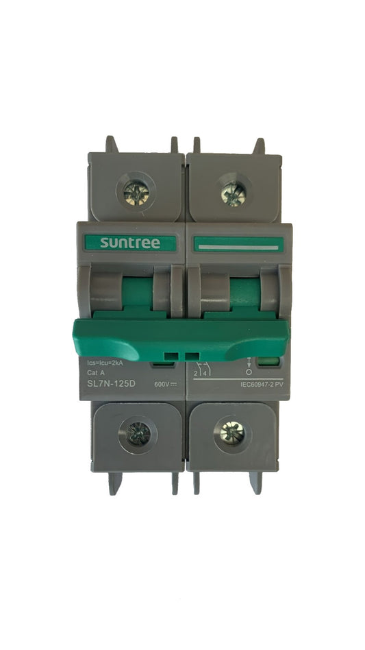 80A DC Circuit Breaker 2-Pole 1000V