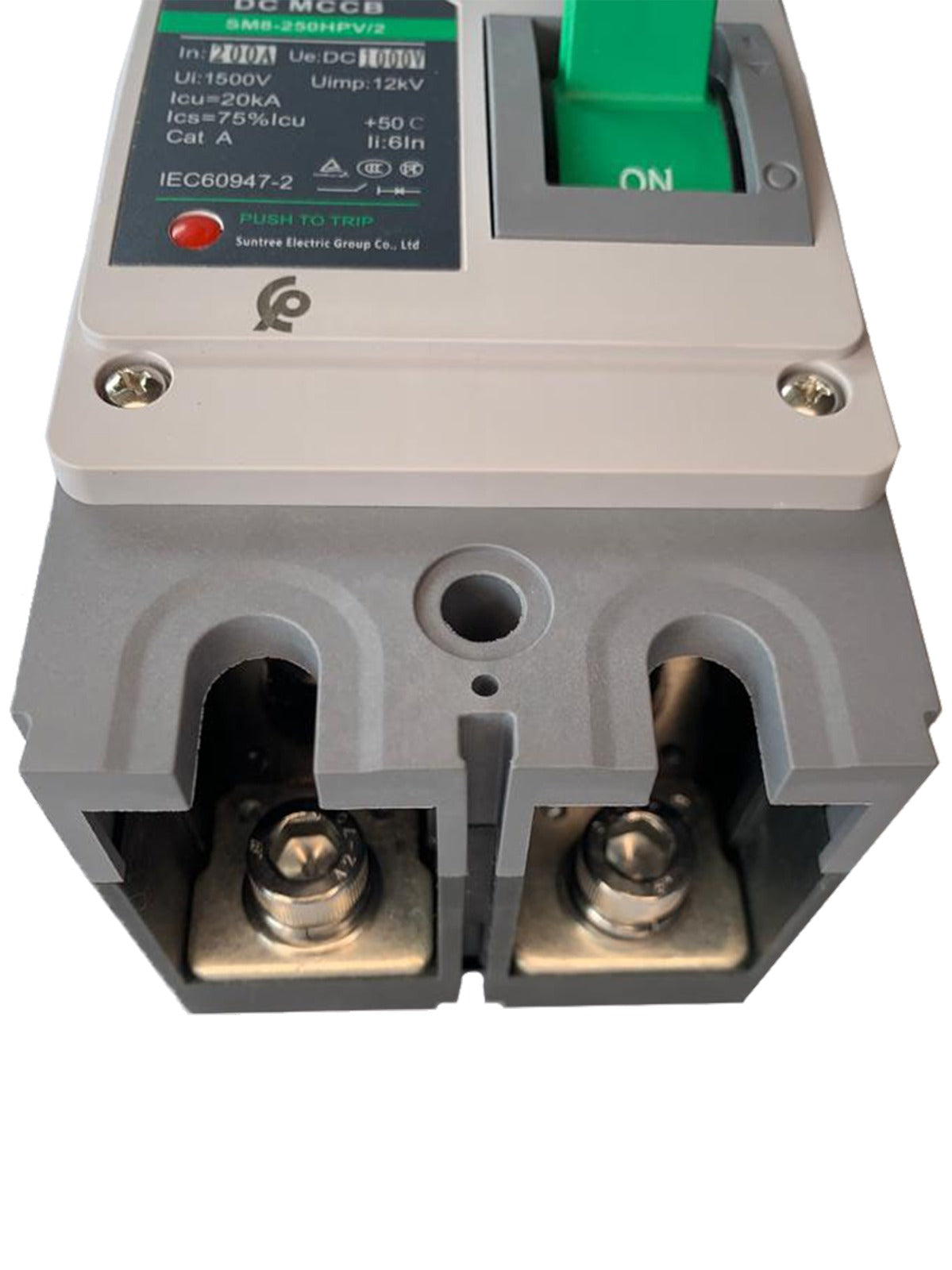 200A DC Circuit Breaker 2-Pole MCCB