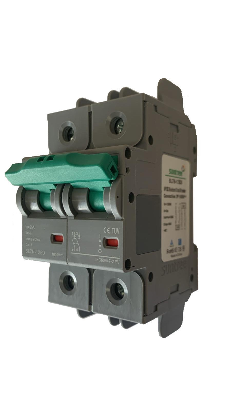25A DC Circuit Breaker 2-Pole 1000V