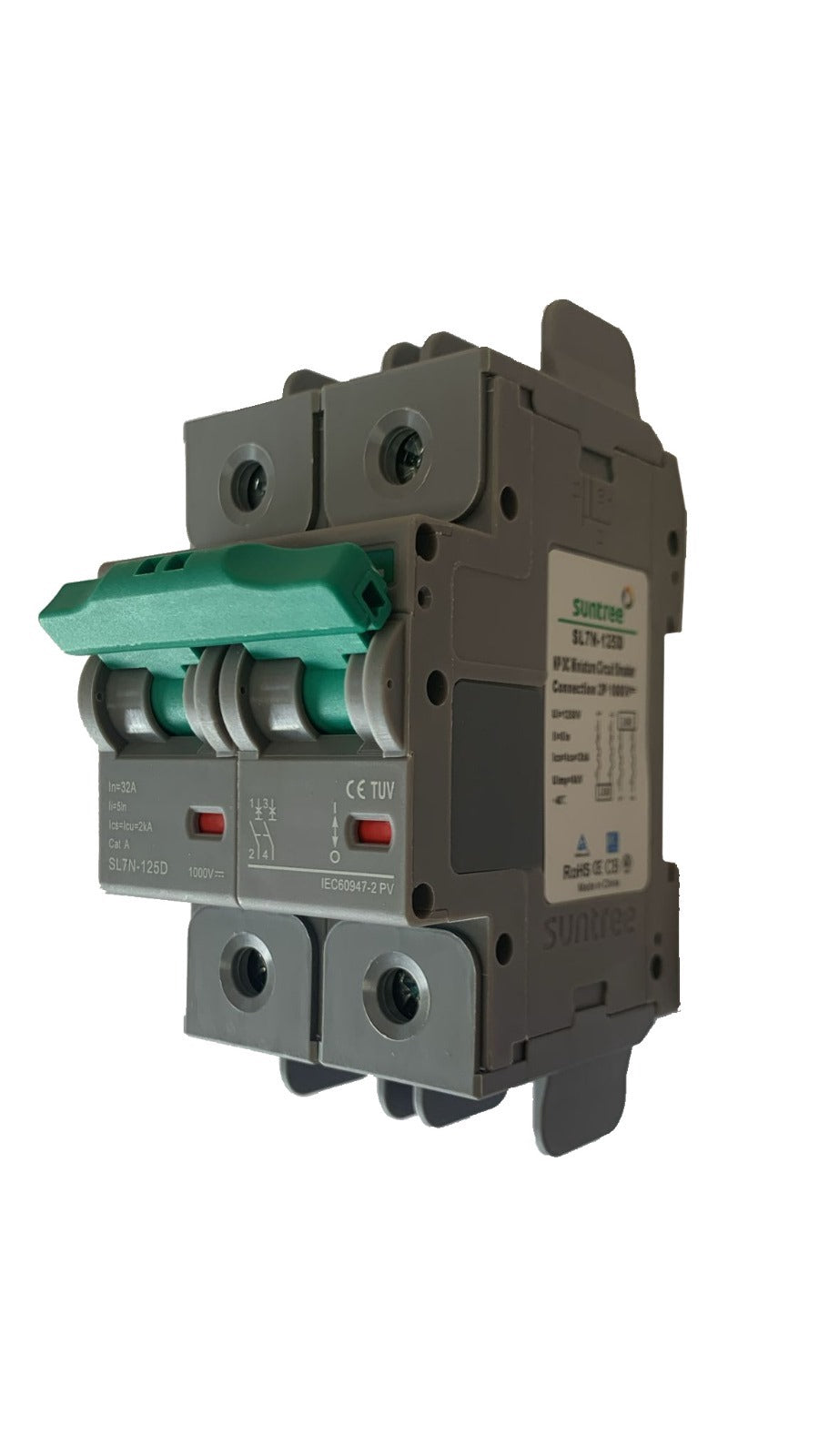32A DC Circuit Breaker 2-Pole 1000V