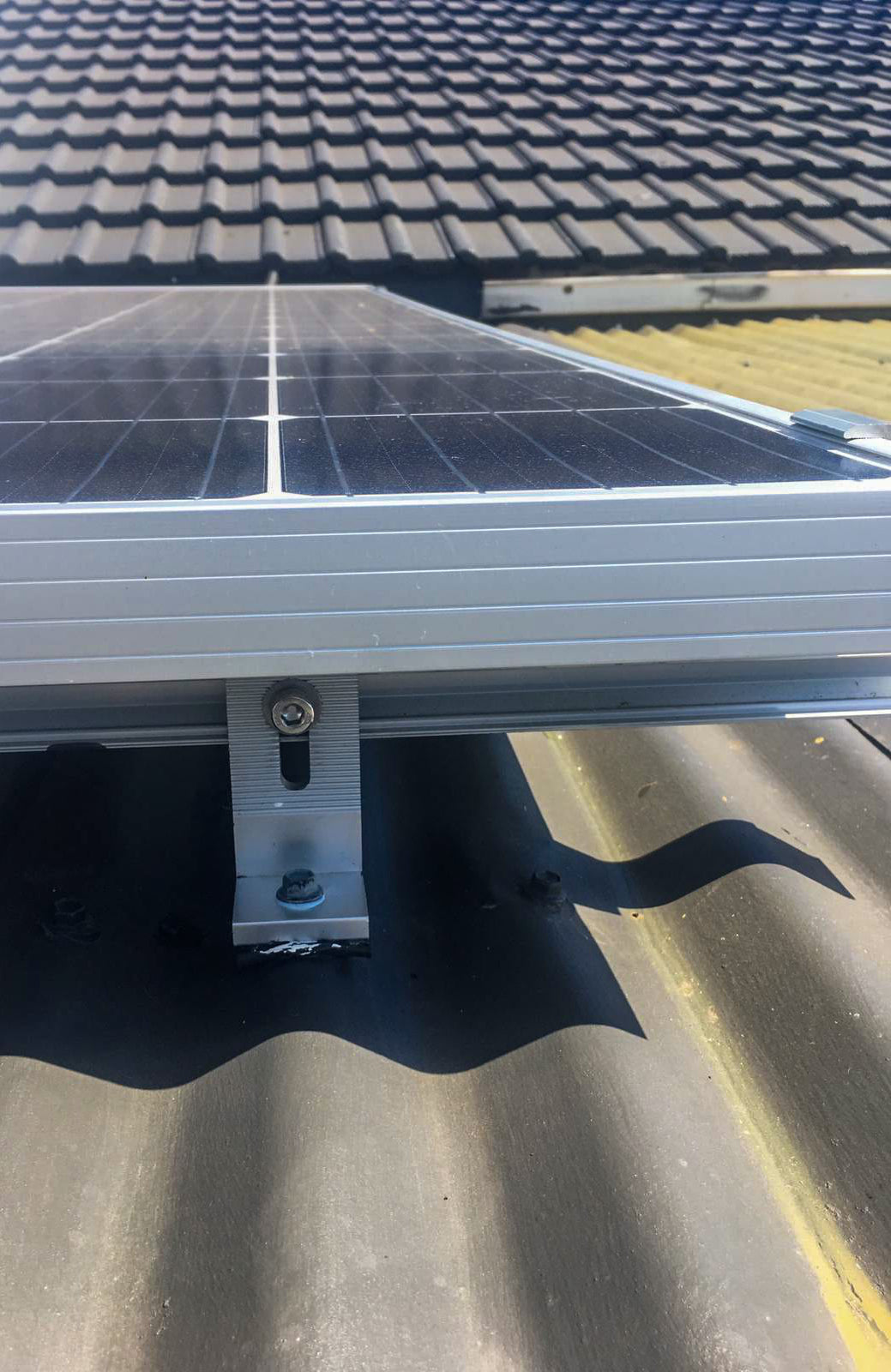 80mm Solar Mounting L-Bracket
