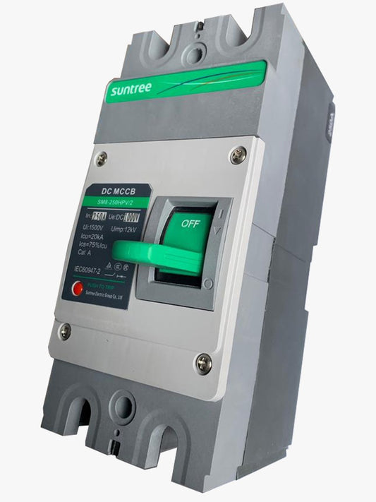 250A DC Circuit Breaker 2-Pole MCCB
