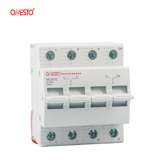 Manual Changeover Switch 63A 2-Pole