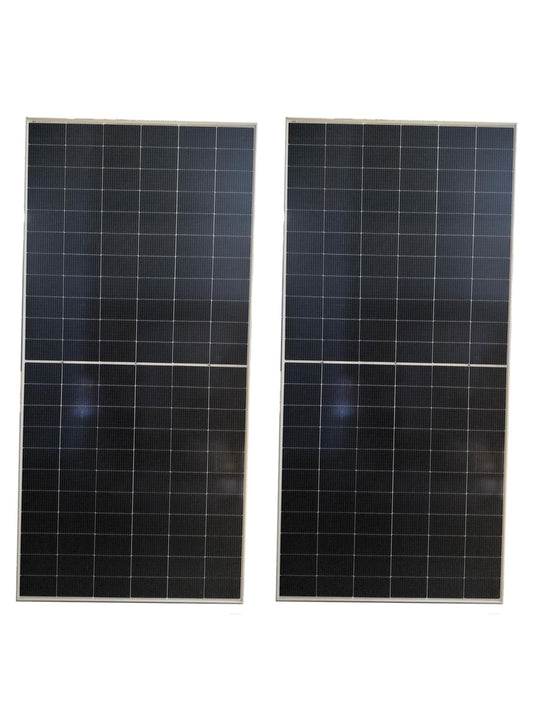 2 x Solar Panel 620W Half Cut Bifacial HJT