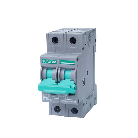 63A DC Circuit Breaker 2-Pole 800VDC