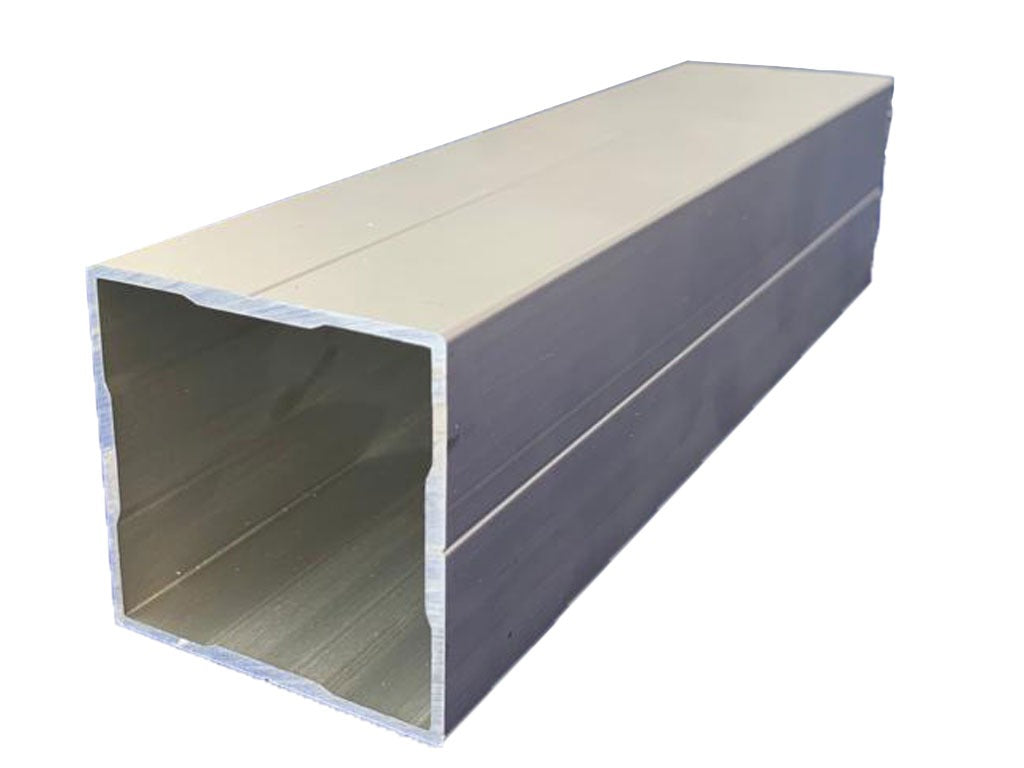 Aluminium Extrusion Square 50mm x 50mm x 1.6-2.5mm
